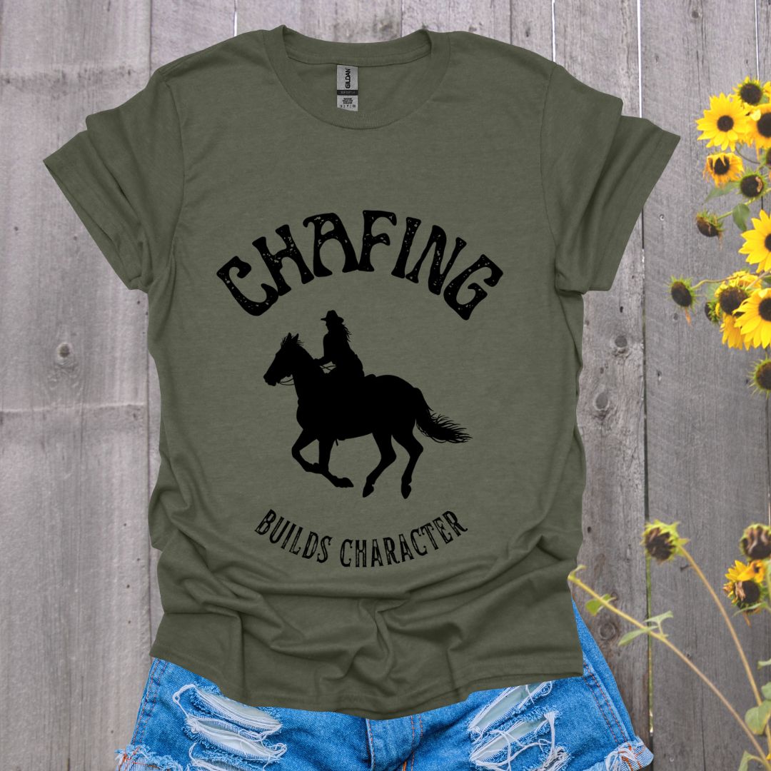 Chafing Builds Character Endurance Rider Softstyle T-Shirt