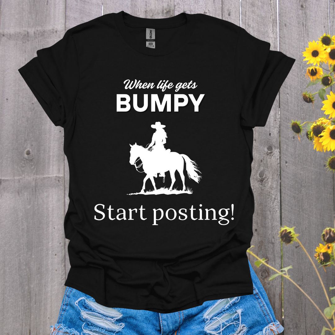 Start Posting - Western Horse T-Shirt