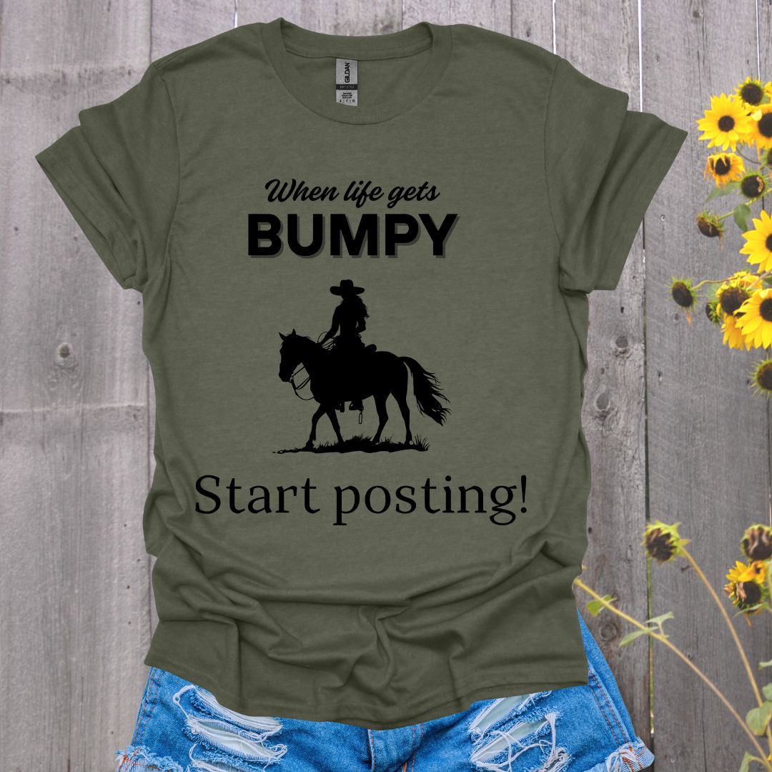 Start Posting - Western Horse T-Shirt
