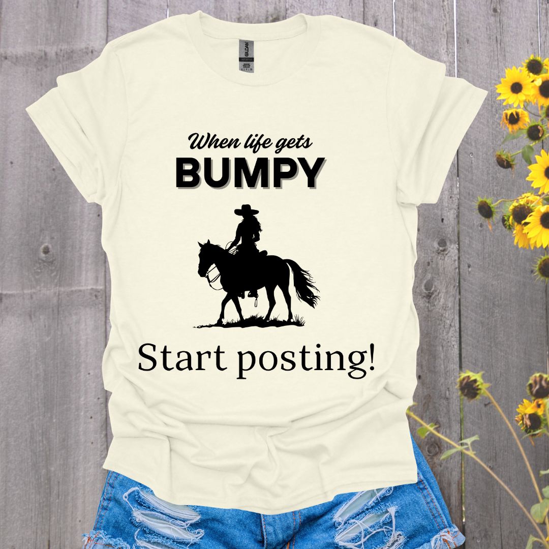 Start Posting - Western Horse T-Shirt