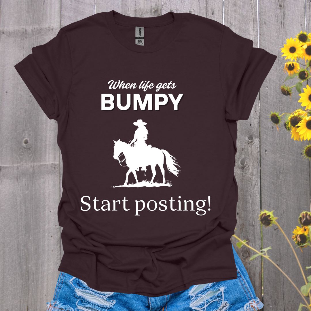 Start Posting - Western Horse T-Shirt