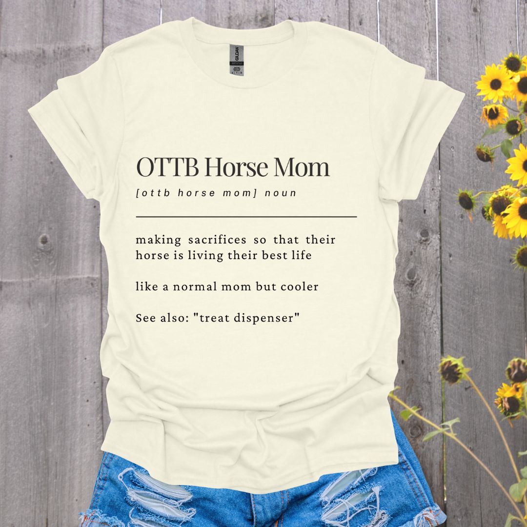 OTTB Horse Mom Softstyle T-Shirt