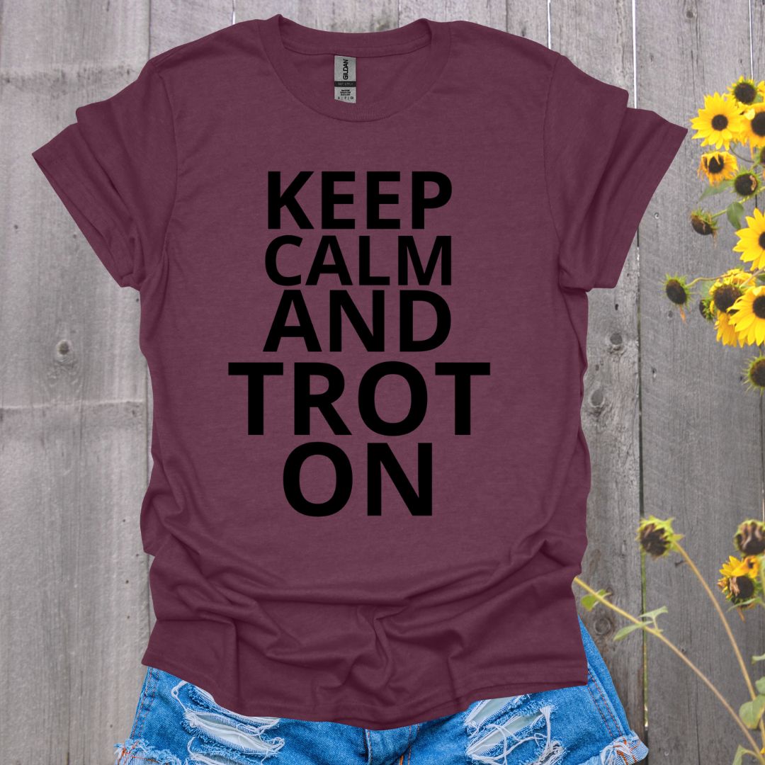 Trot On Horse Endurance Rider Softstyle T-Shirt