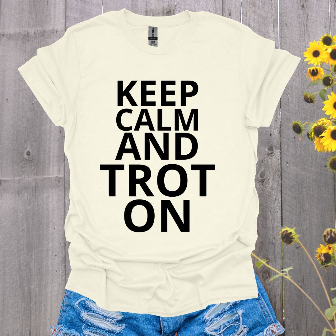 Trot On Horse Endurance Rider Softstyle T-Shirt