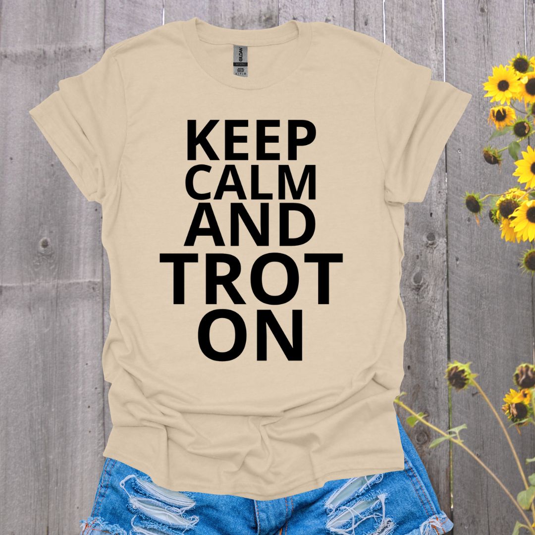 Trot On Horse Endurance Rider Softstyle T-Shirt