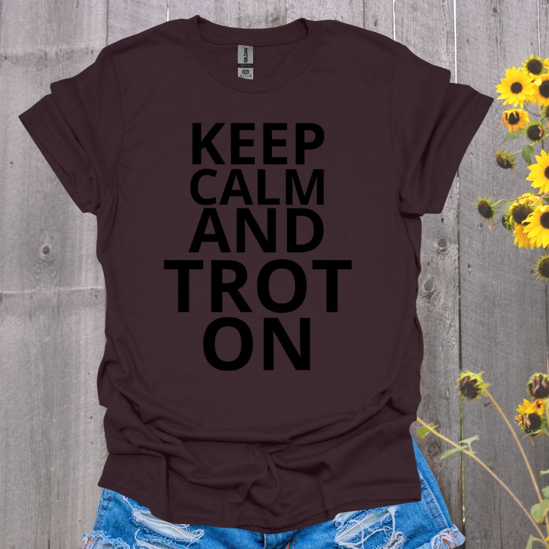 Trot On Horse Endurance Rider Softstyle T-Shirt
