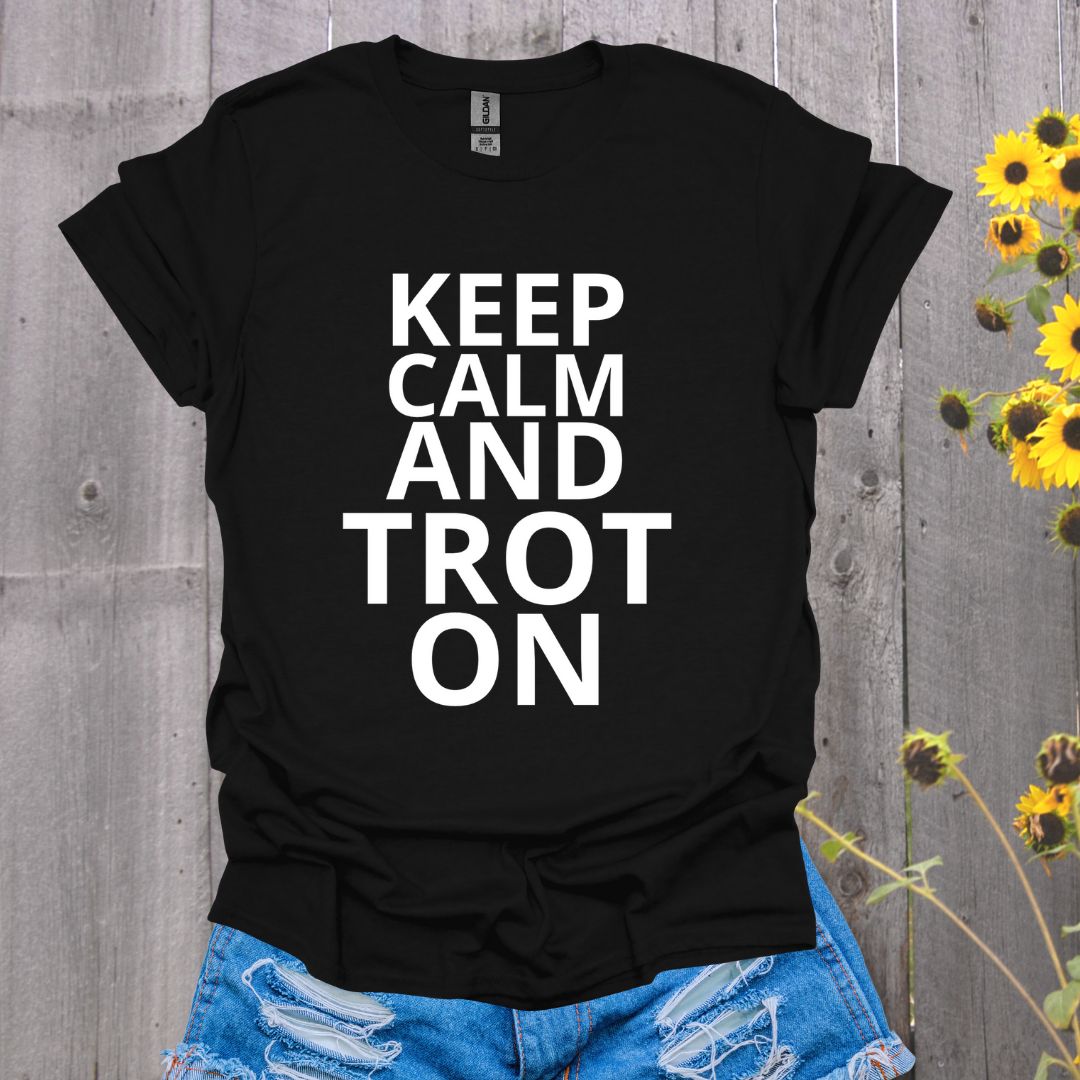 Trot On Horse Endurance Rider Softstyle T-Shirt