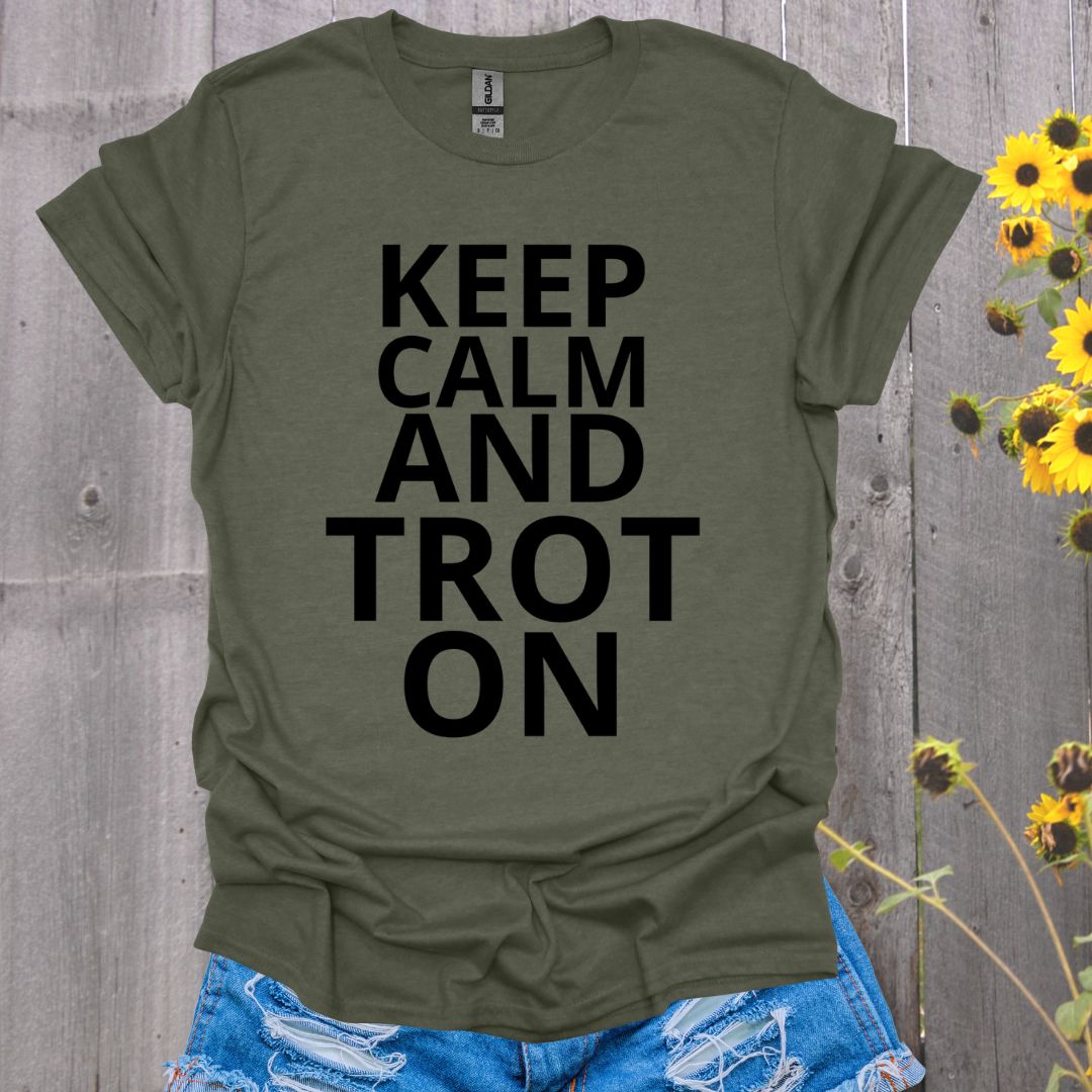 Trot On Horse Endurance Rider Softstyle T-Shirt