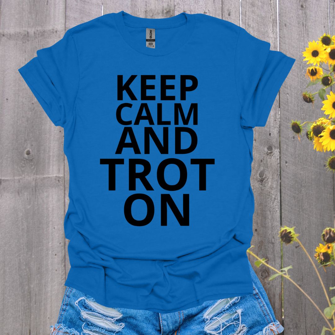 Trot On Horse Endurance Rider Softstyle T-Shirt