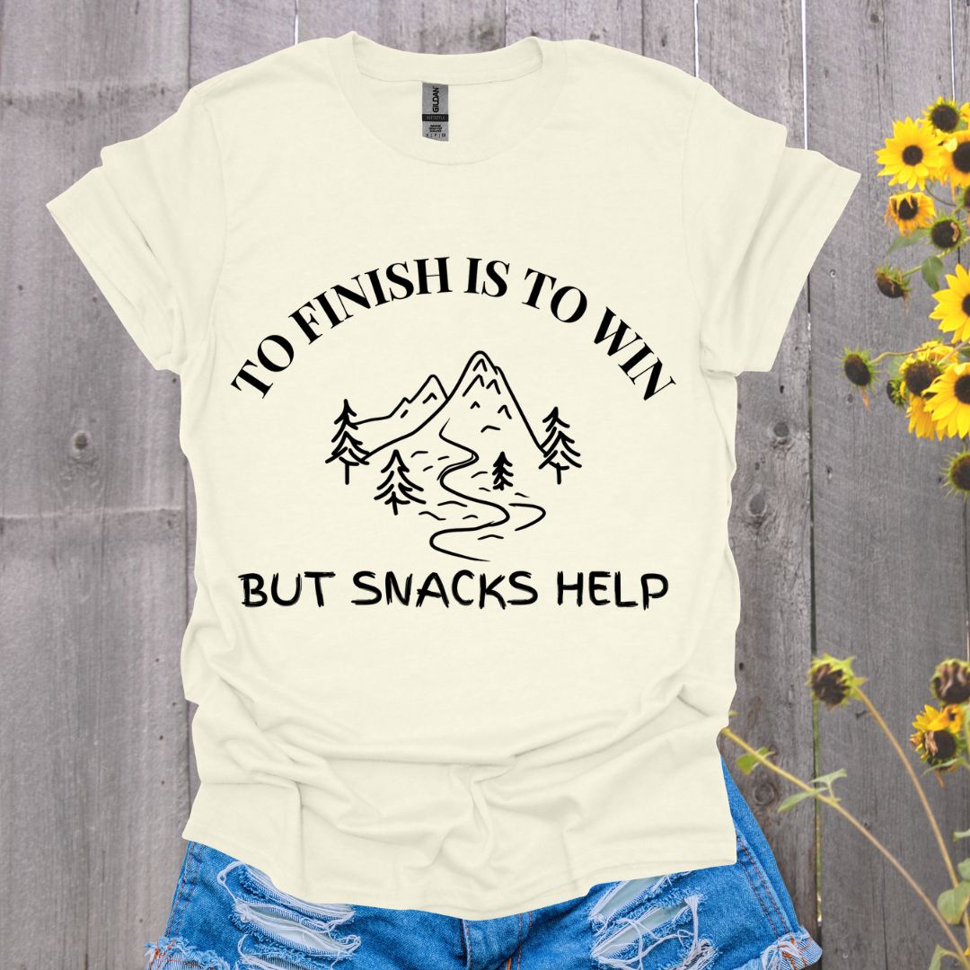 Snacks Help Endurance Rider Softstyle T-Shirt