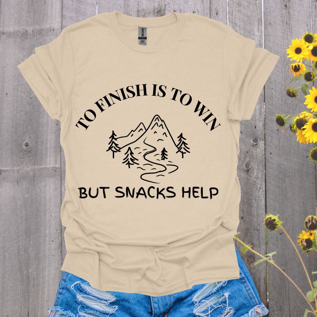 Snacks Help Endurance Rider Softstyle T-Shirt