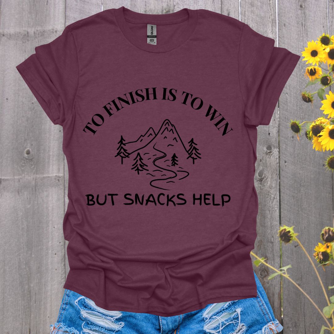 Snacks Help Endurance Rider Softstyle T-Shirt