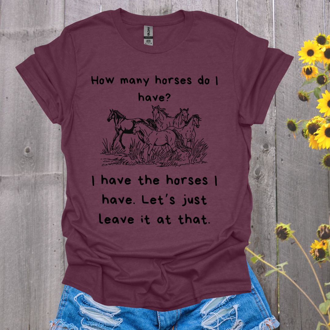 How Many Horses Softstyle T-Shirt