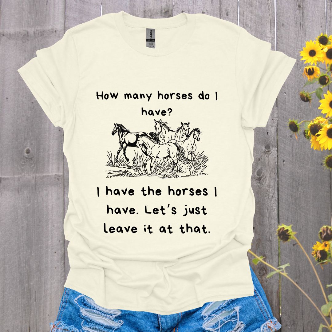How Many Horses Softstyle T-Shirt