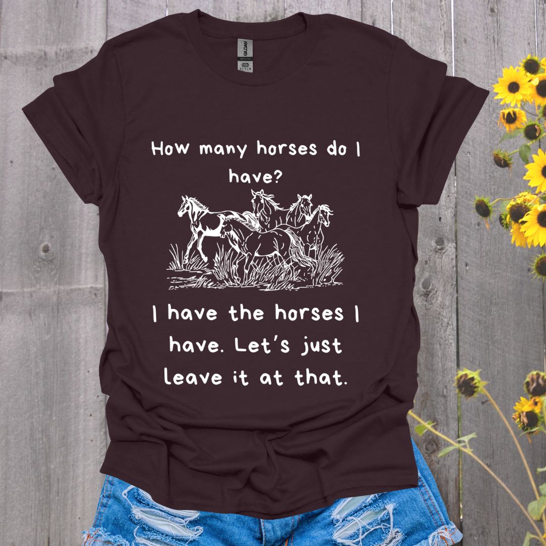 How Many Horses Softstyle T-Shirt
