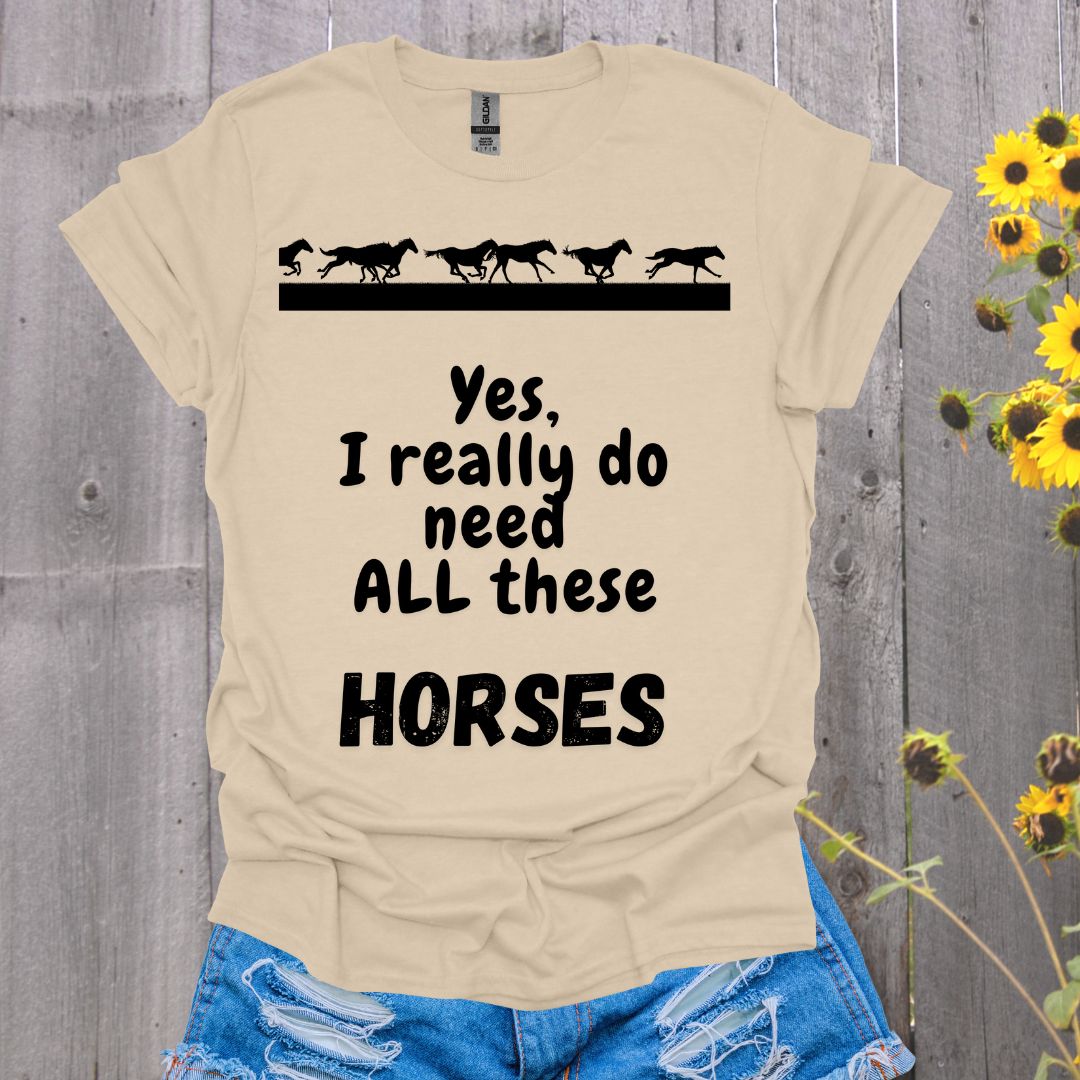 All These Horses Softstyle T-Shirt