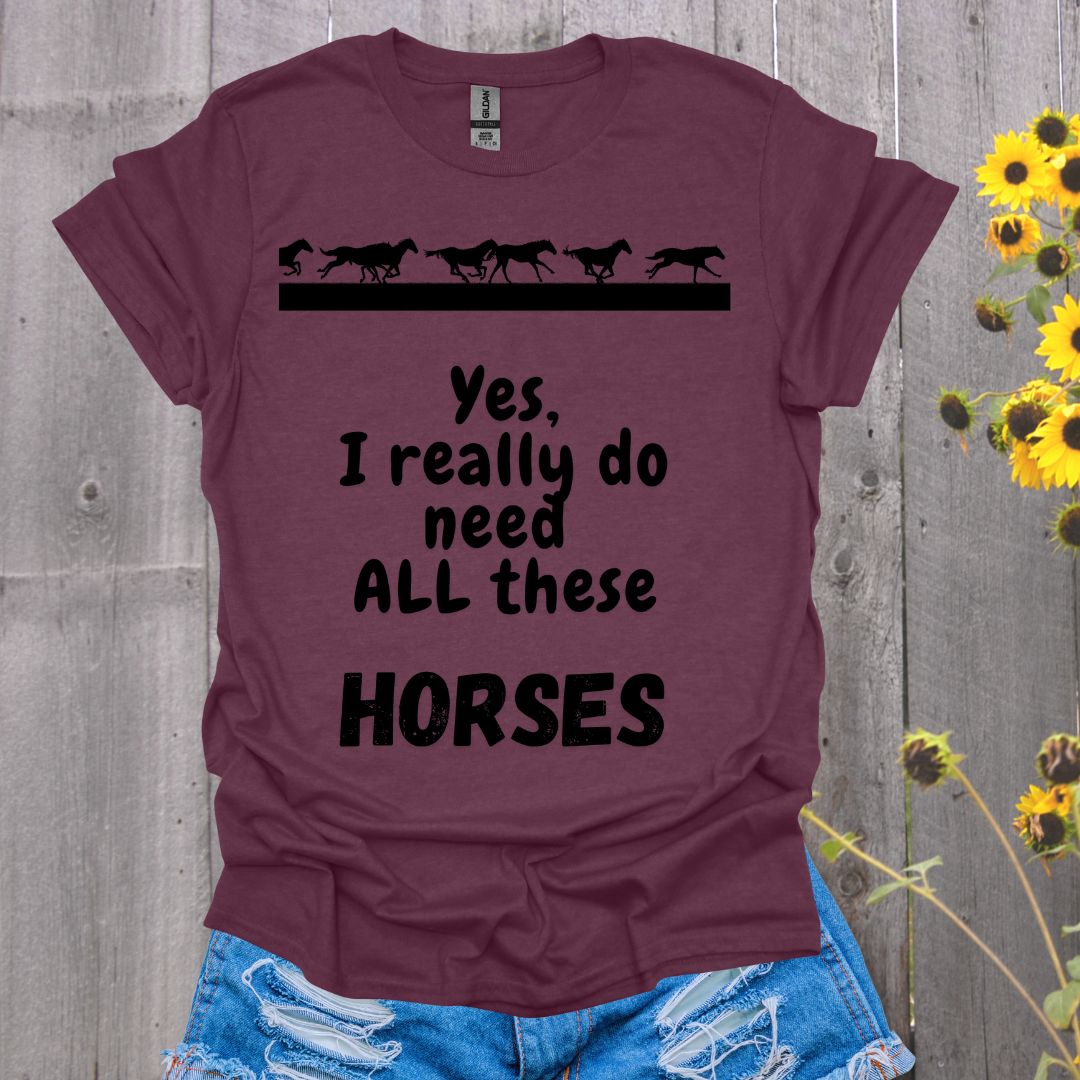 All These Horses Softstyle T-Shirt