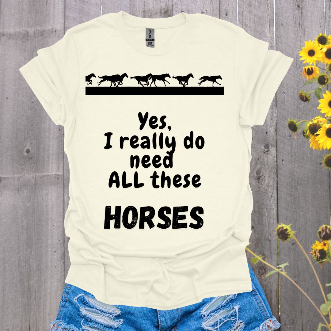 All These Horses Softstyle T-Shirt