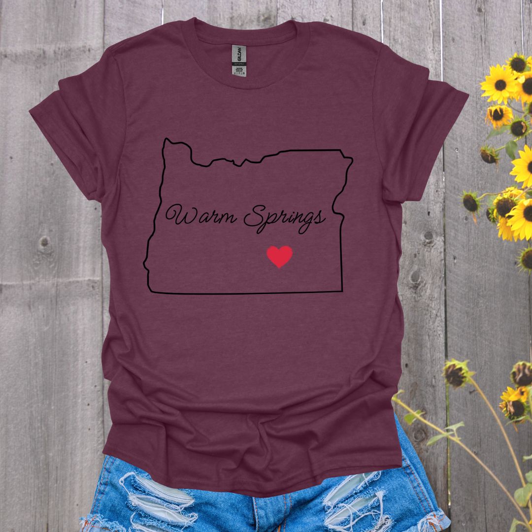 Warm Springs Oregon Mustang Horse T-shirt