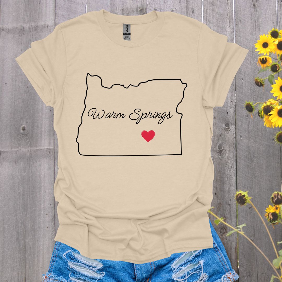 Warm Springs Oregon Mustang Horse T-shirt