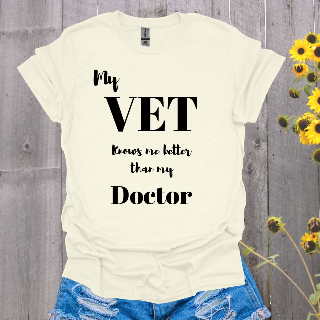 My Vet Knows Me Horse T-Shirt