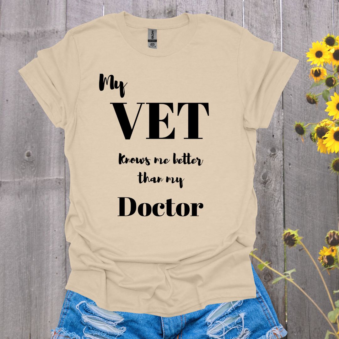 My Vet Knows Me Horse T-Shirt