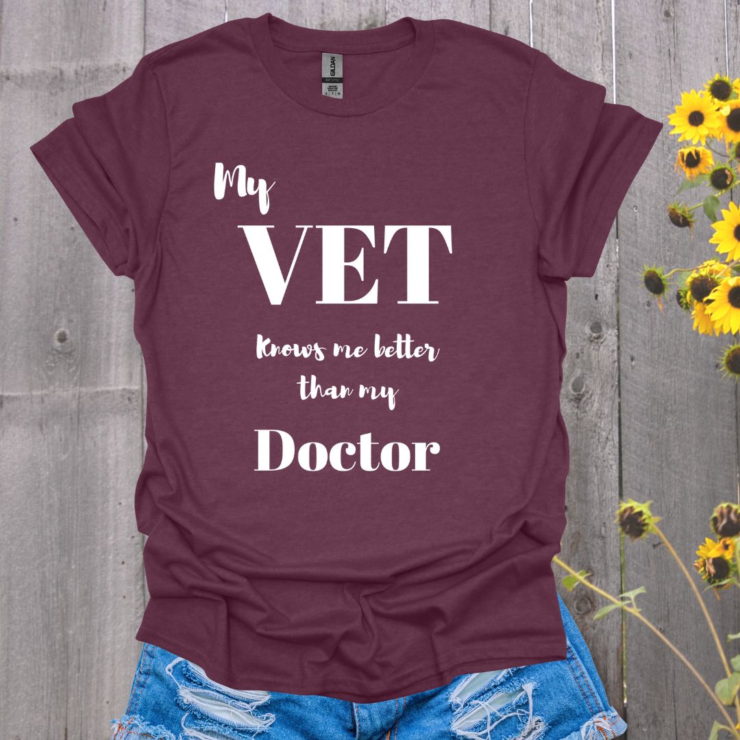 My Vet Knows Me Horse T-Shirt