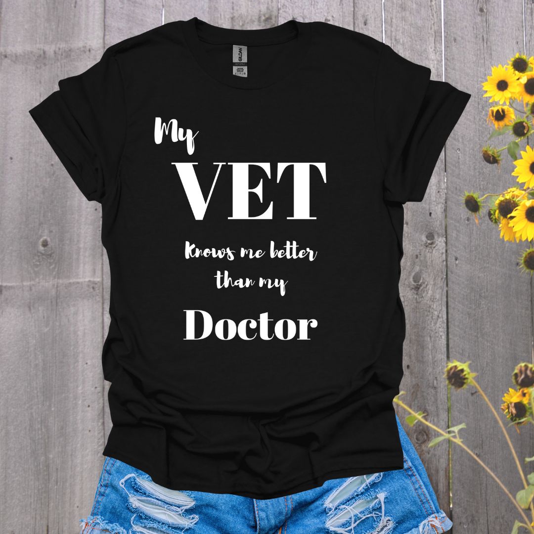 My Vet Knows Me Horse T-Shirt