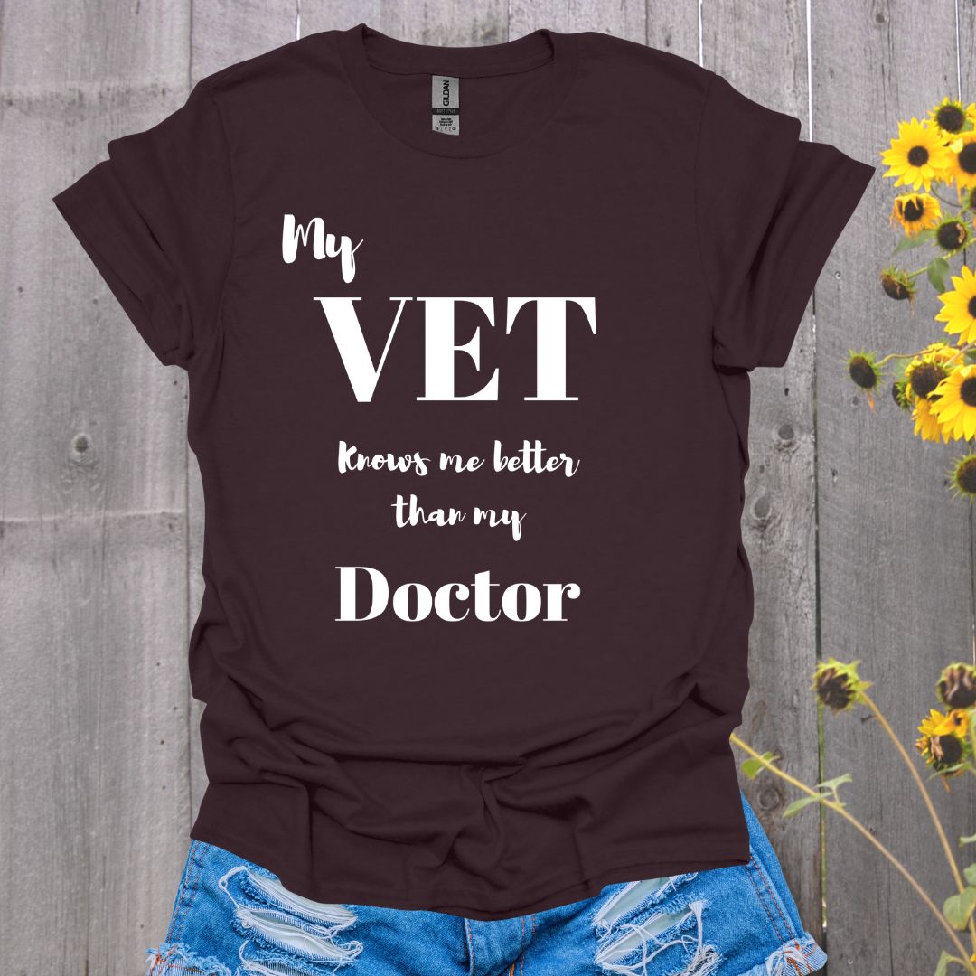 My Vet Knows Me Horse T-Shirt