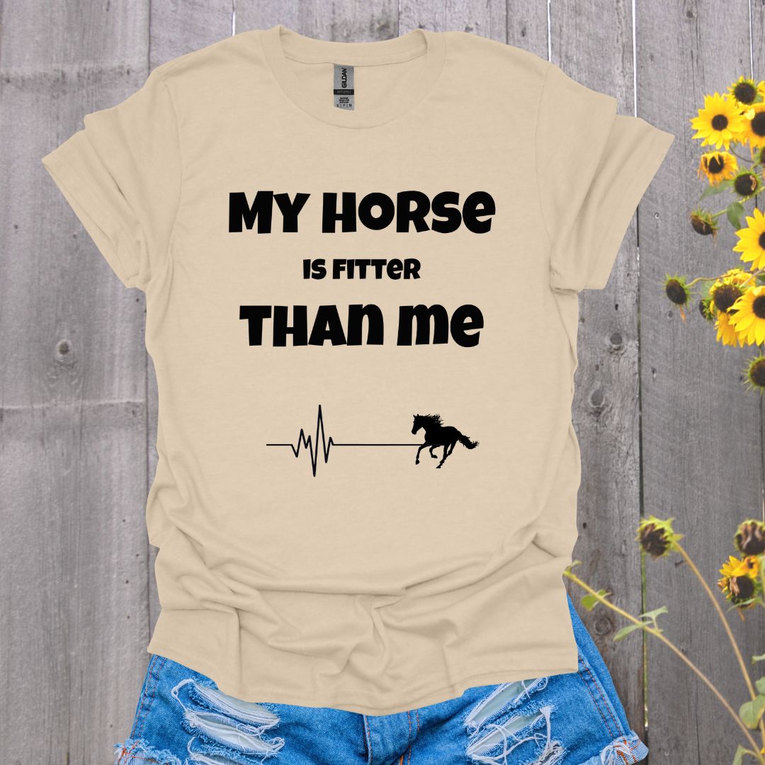 Fitter Than Me Horse T-Shirt