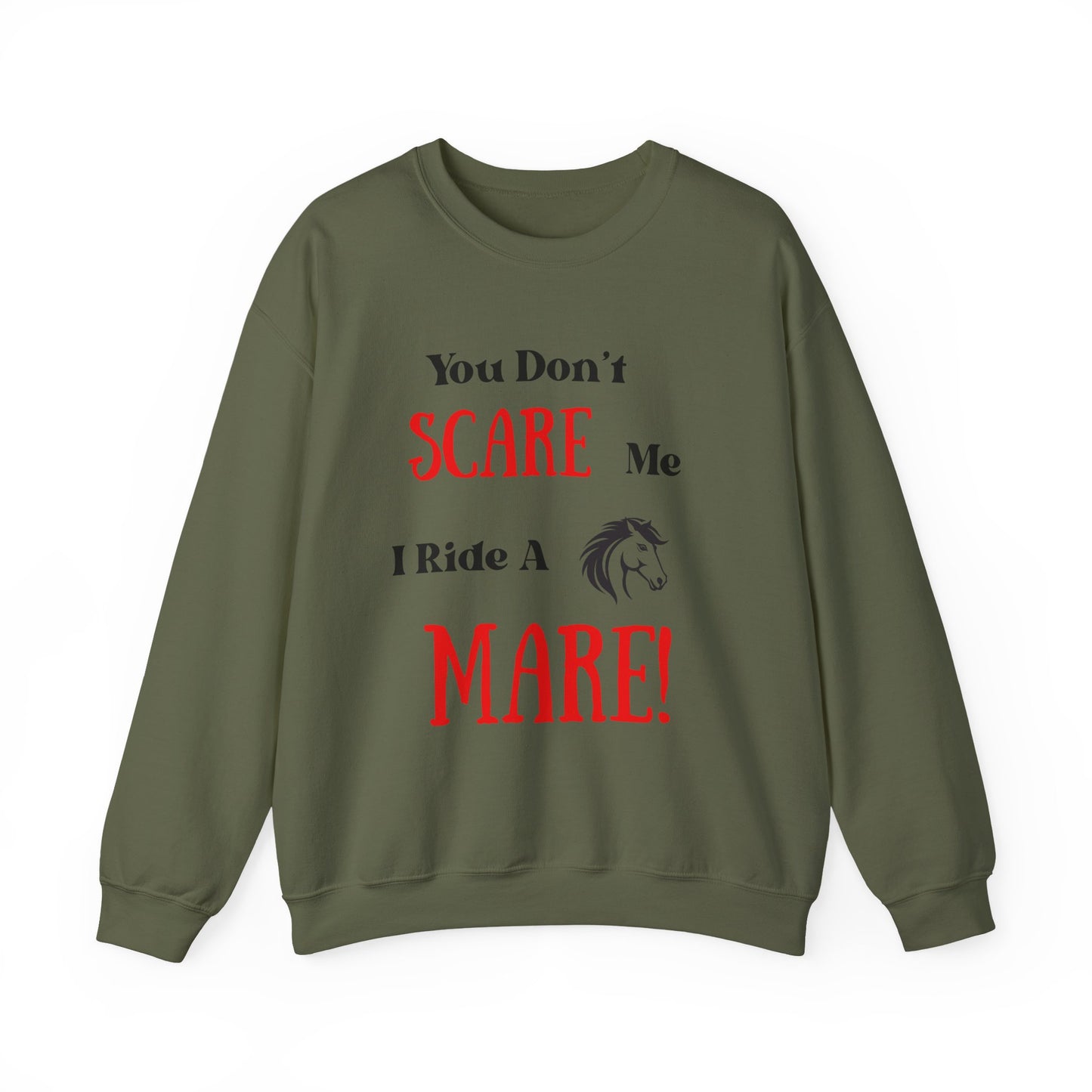 Ride a Mare Horse Crewneck Sweatshirt