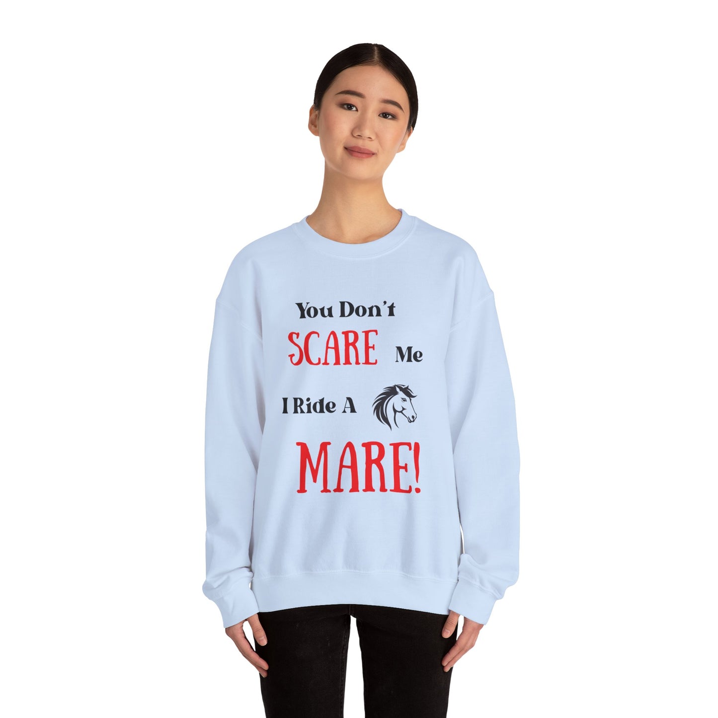 Ride a Mare Horse Crewneck Sweatshirt