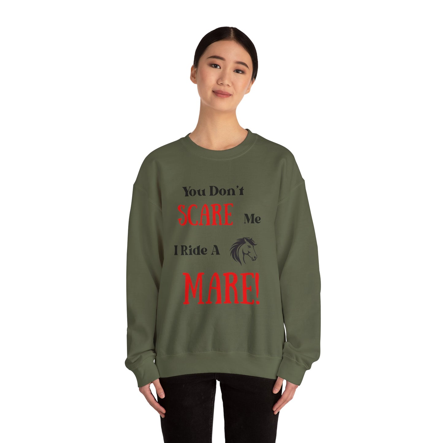 Ride a Mare Horse Crewneck Sweatshirt