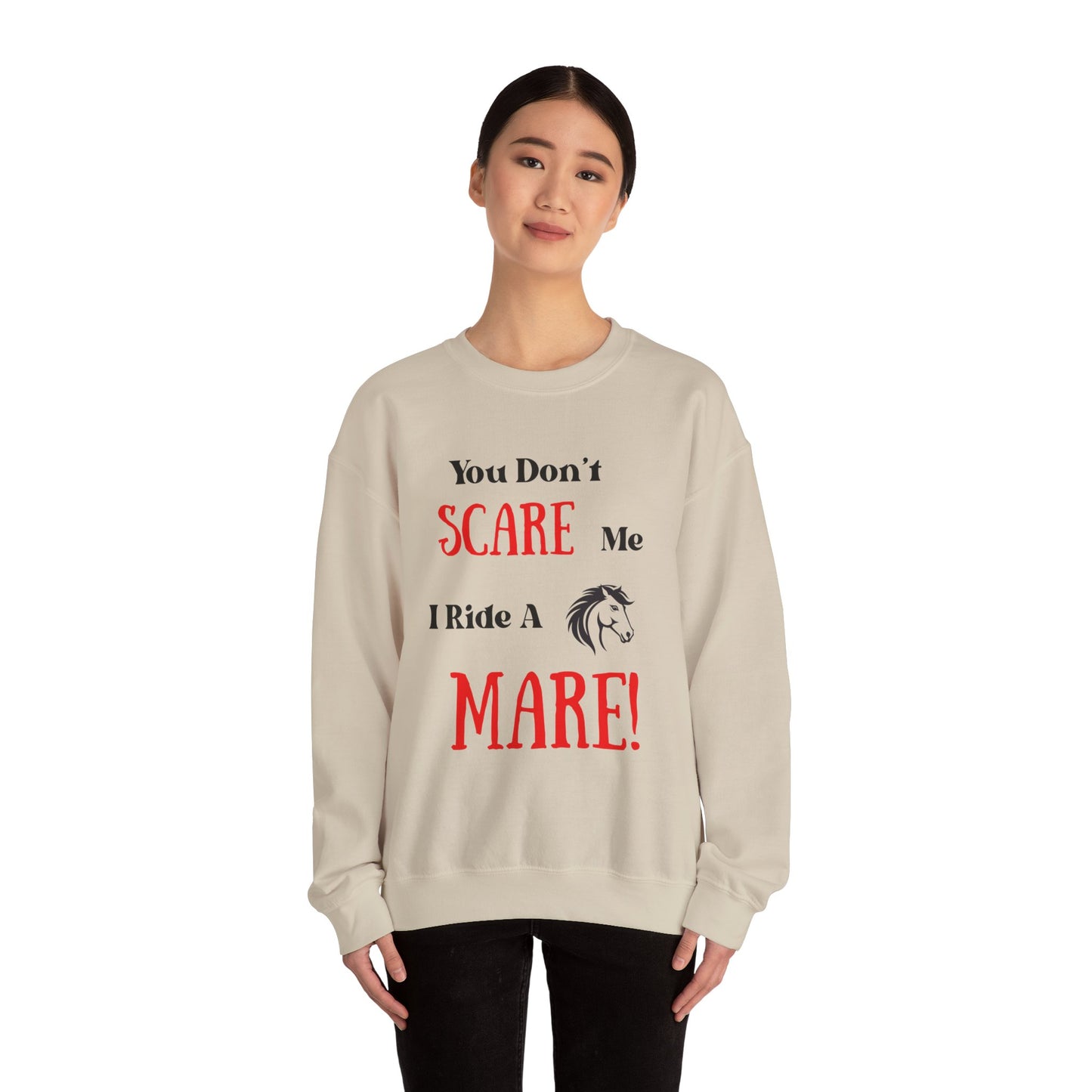 Ride a Mare Horse Crewneck Sweatshirt