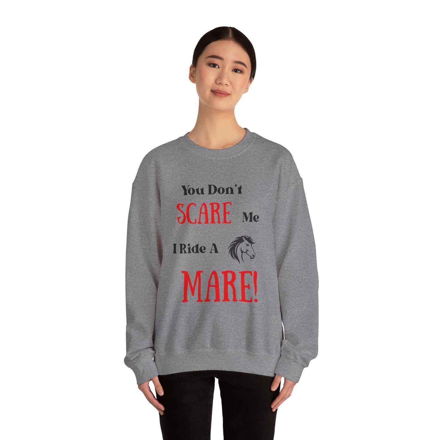 Ride a Mare Horse Crewneck Sweatshirt