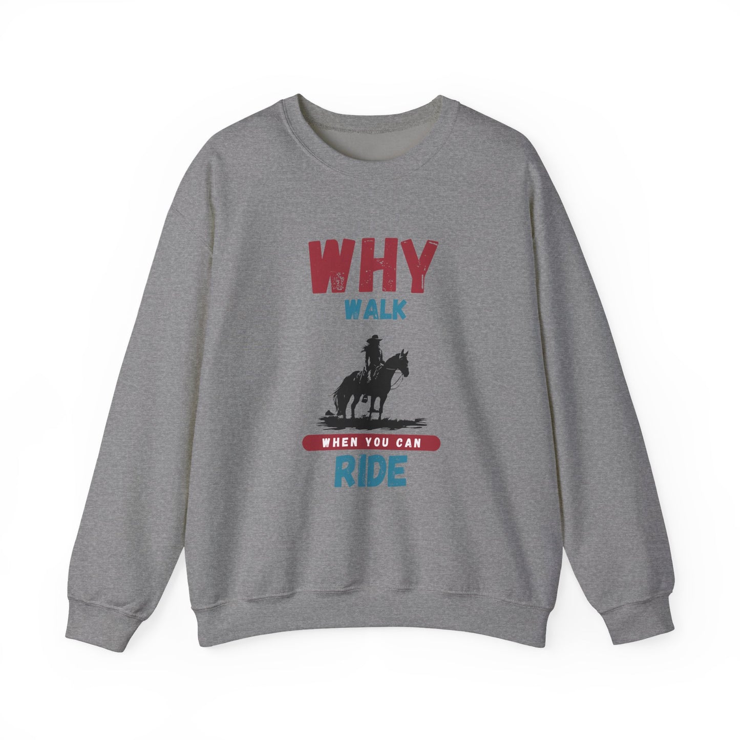 Why Walk Horse Crewneck Sweatshirt