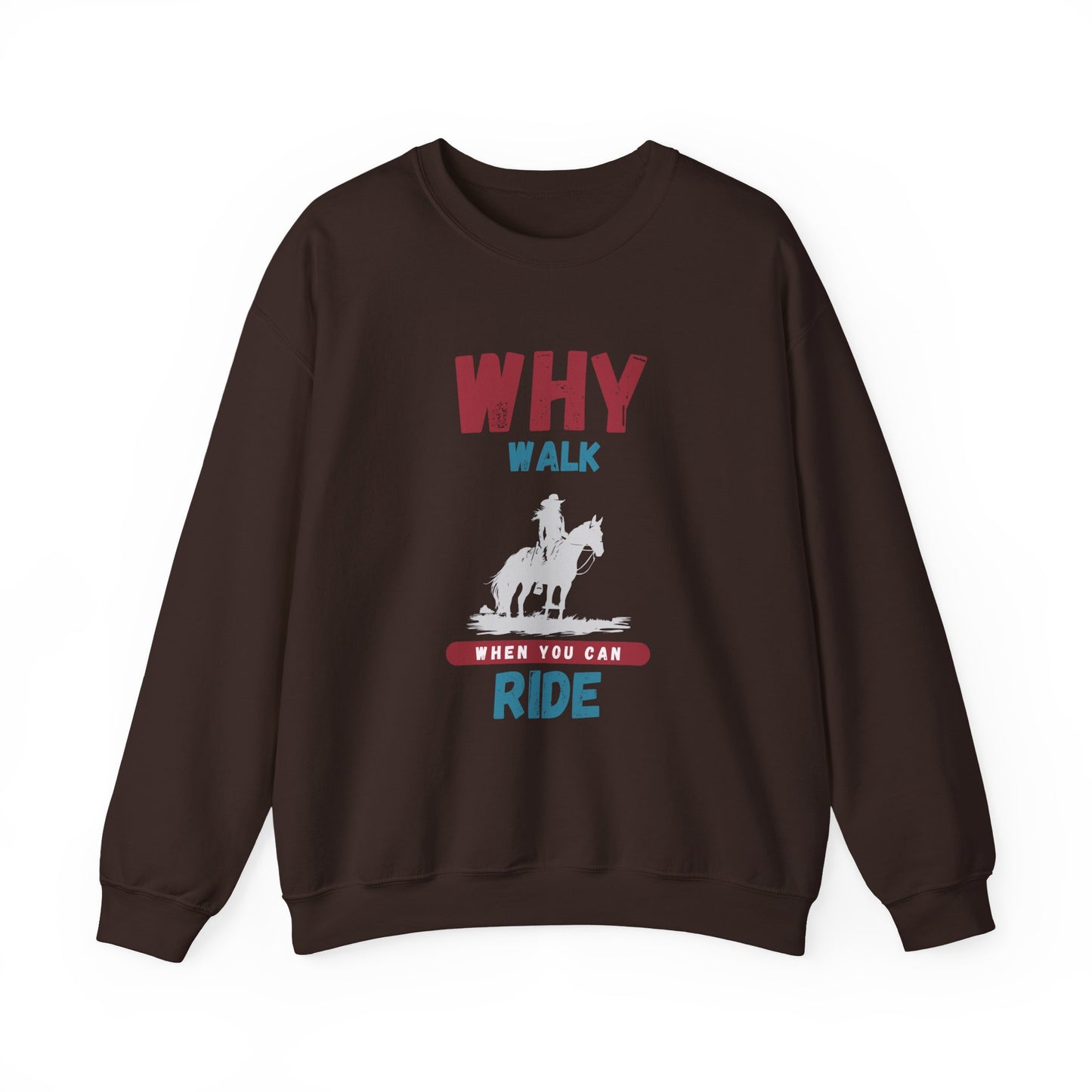 Why Walk Horse Crewneck Sweatshirt