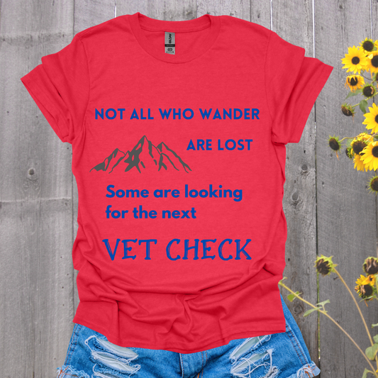 Not All Who Wander Are Lost Endurance Rider Softstyle T-Shirt