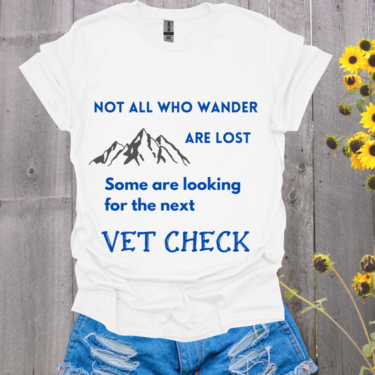 Not All Who Wander Are Lost Endurance Rider Softstyle T-Shirt
