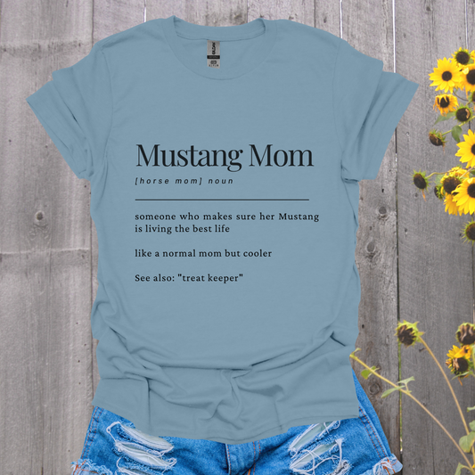 Mustang Mom Horse T-shirt