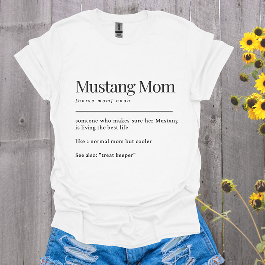 Mustang Mom Horse T-shirt