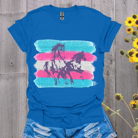 Trans Flag Horse T-Shirt