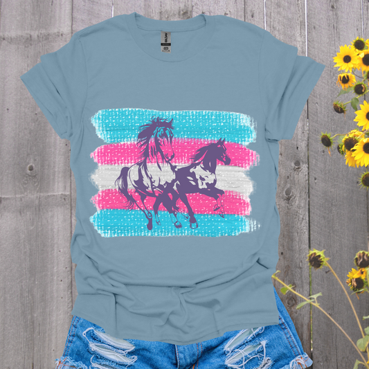 Trans Flag Horse T-Shirt