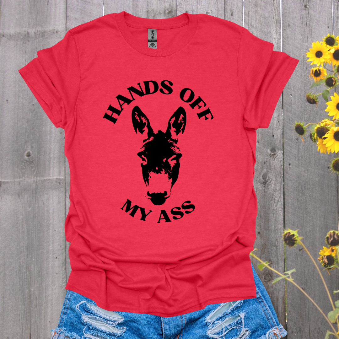 Hands Off Donkey T-shirt
