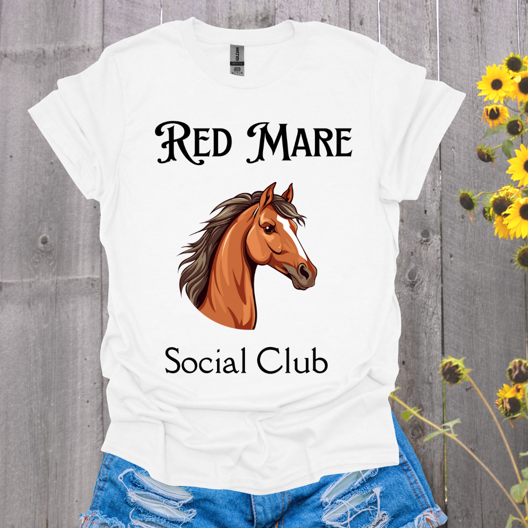 Red Mare Social Club Horse T-Shirt