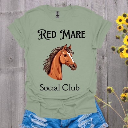 Red Mare Social Club Horse T-Shirt