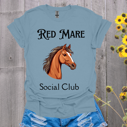 Red Mare Social Club Horse T-Shirt