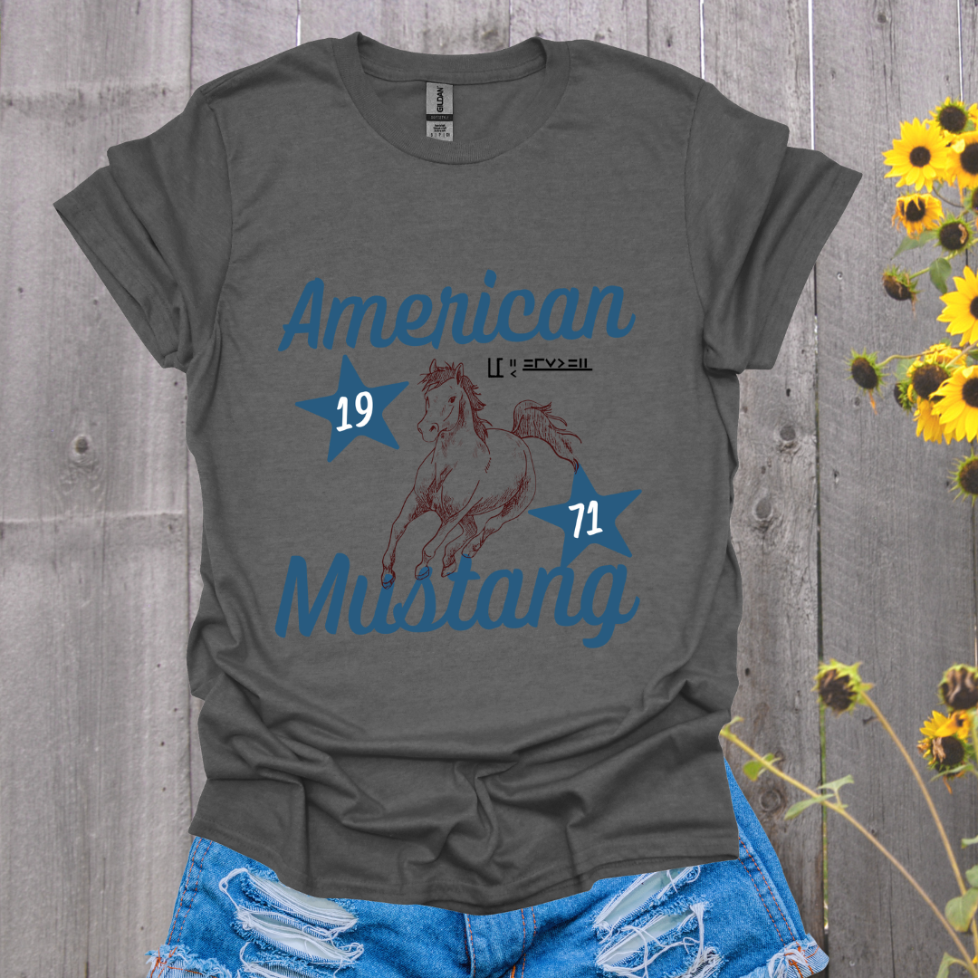 American Mustang Horse T-Shirt