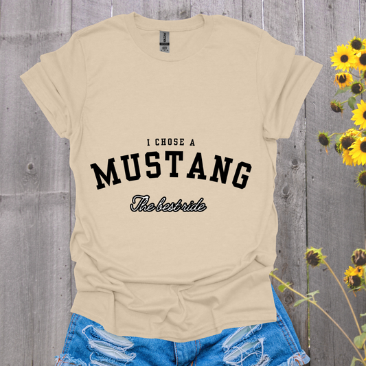 The Best Ride Mustang Horse T-Shirt