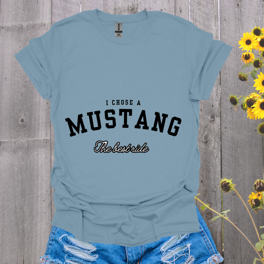 The Best Ride Mustang Horse T-Shirt
